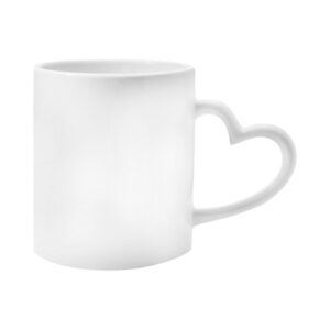 Taza De 12oz Color Interno Rosado y Cuchara