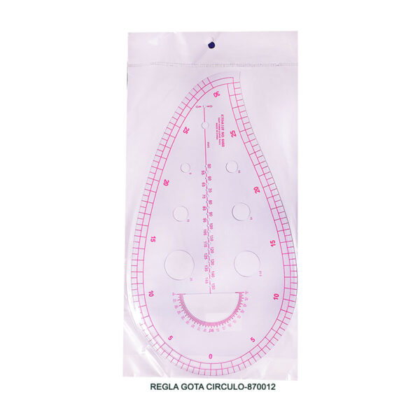 Regla Gota Circulos 6460